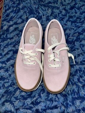 Vans Light Pink Suede Low-Top Sneakers